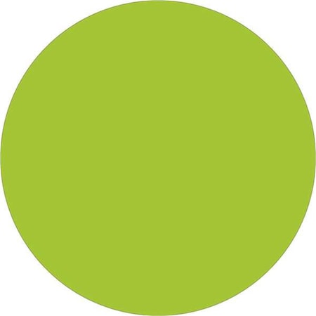 Bondad 0.75 in. Circles - Fluorescent Green Removable Labels - Roll of 500 BO2822157